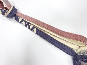 正絹　手組帯締め